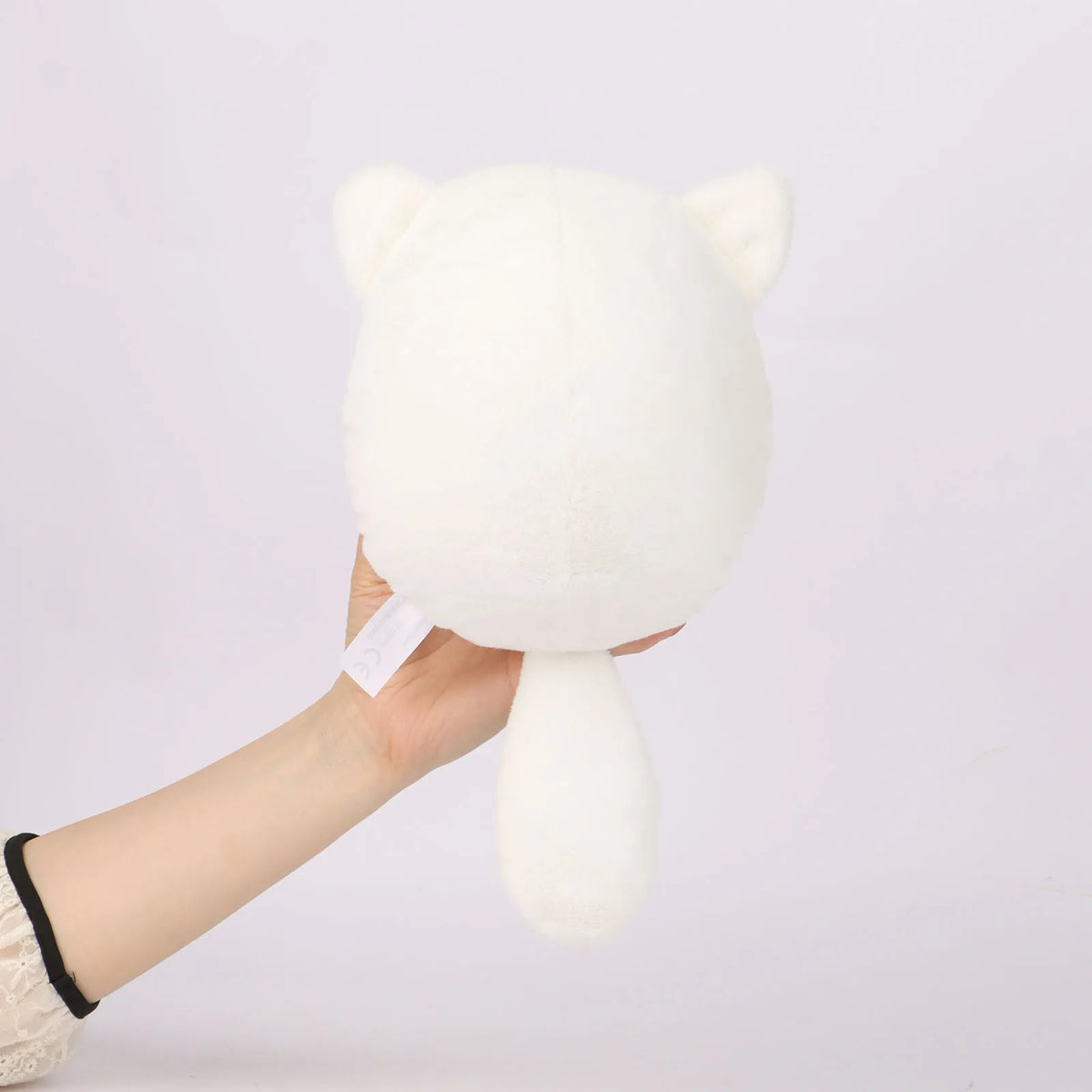 白いサングラス猫 ふわふわぬいぐるみ