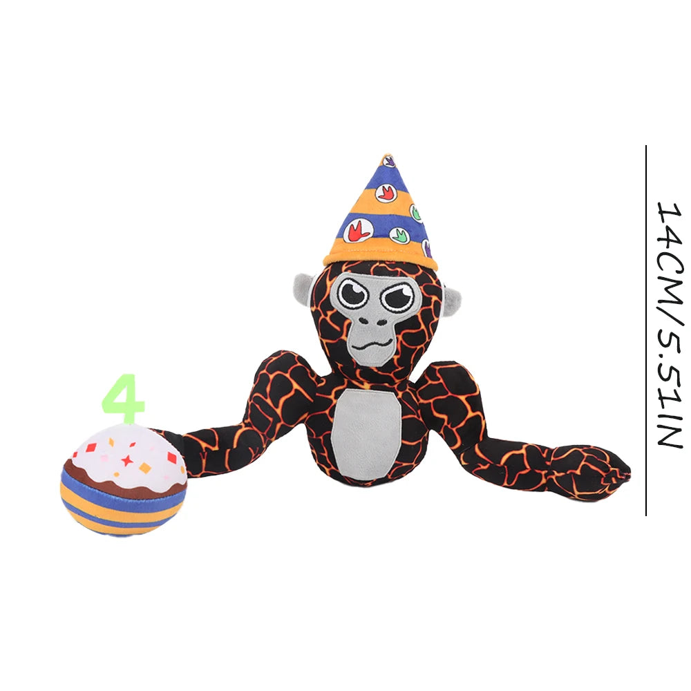 Game Gorilla Tag Plush Toys Movie Stuffed Animals Tagged Monke and Monke Doughboi Plush Toy Boys Birthday Gifts Toys for Kids ﻿