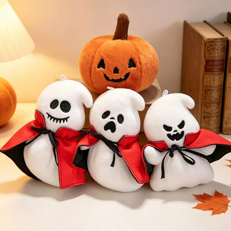  New Halloween Plush Toys Ghost Pumpkin Doll Heavy Toys Cartoon Stuffed Plushie Holiday Gift Children's Doll Halloween Gifts