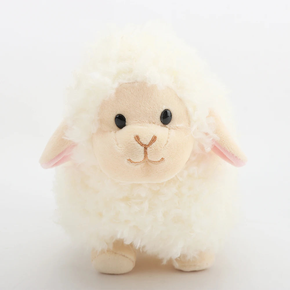 20cm Cute Soft Obediently Lamb Plush Toys Soft Alpaca Plush Dolls Stuffed Sheep Plushie Baby Toys Gifts for Kids Home Decoration