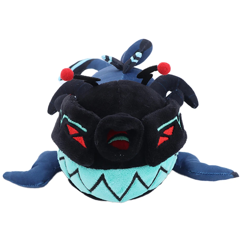 深海魚風 モンスターぬいぐるみ 赤い触角とギザギザ歯