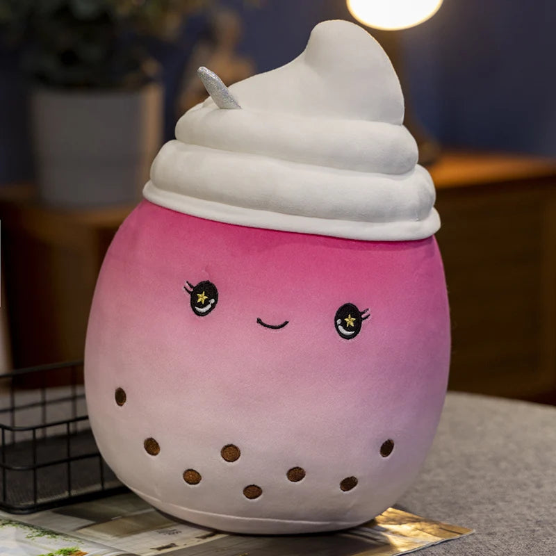 タピオカミルクティー ふわふわ 抱き枕 ぬいぐるみ