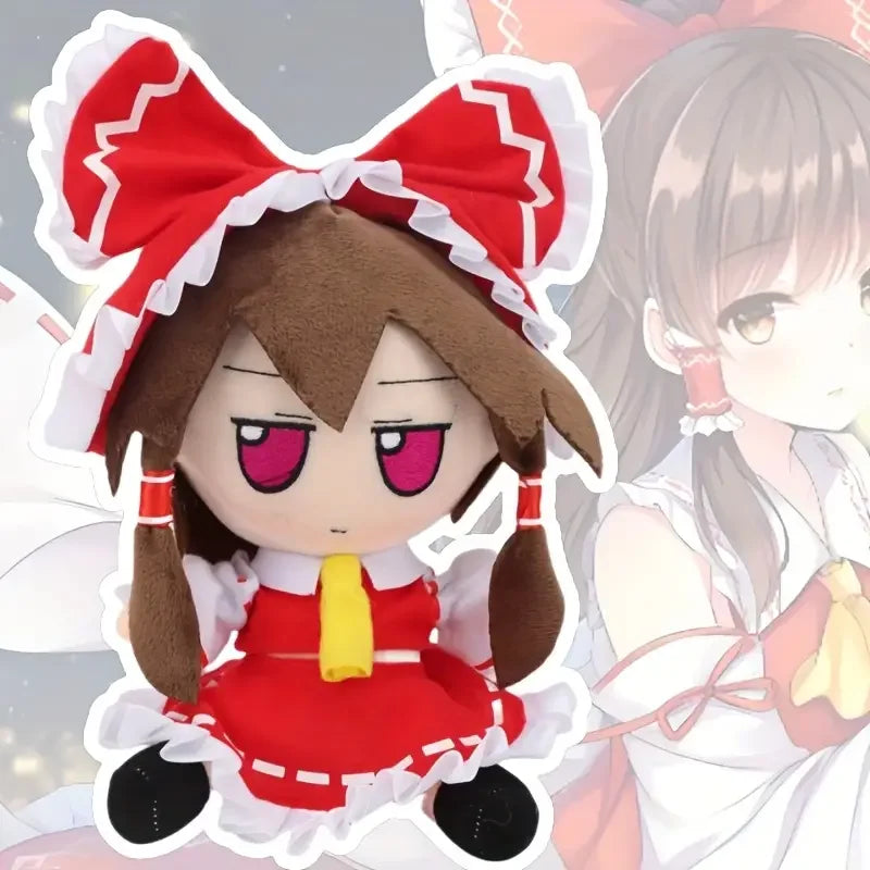 東方Project 博麗霊夢 ふもふも ぬいぐるみ 赤白衣装