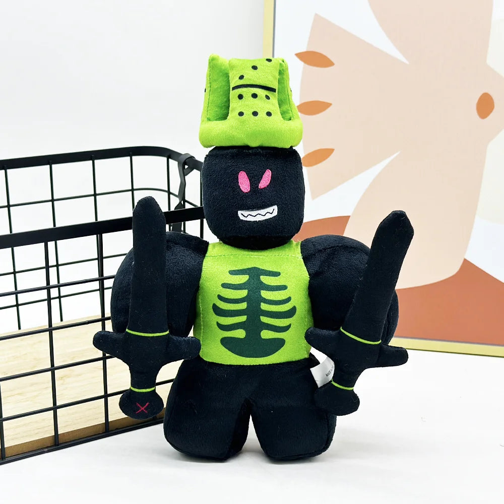 28cm Chance Forsaken Gubby Plush Toys Robot Forsaken 1x1x1x1 Toys Game Peripheral Cartoon Halloween Green Devil Dolls Fans Gifts