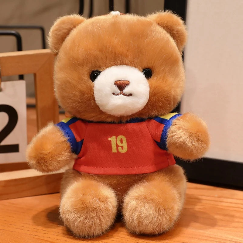 かわいい スポーツユニフォーム 背番号入り クマ ぬいぐるみ マスコット