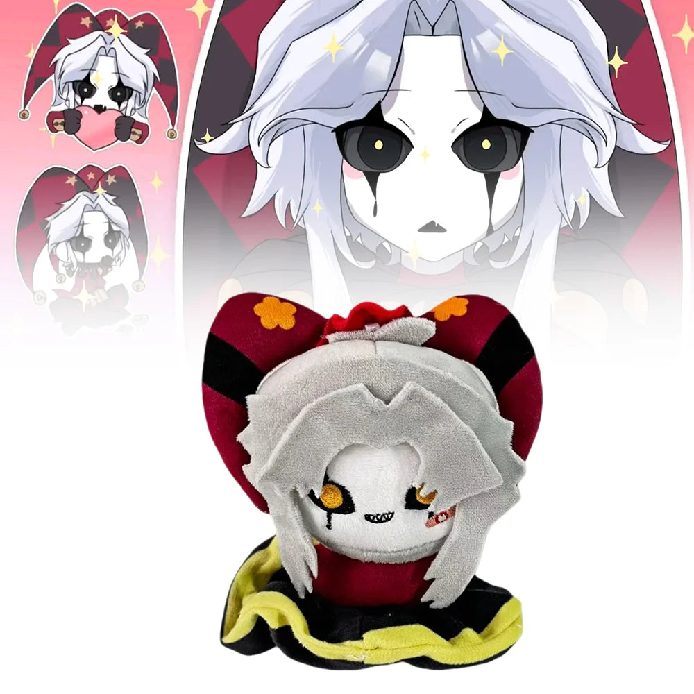 ジョーカー帽の闇かわいいピエロ風ぬいぐるみ
