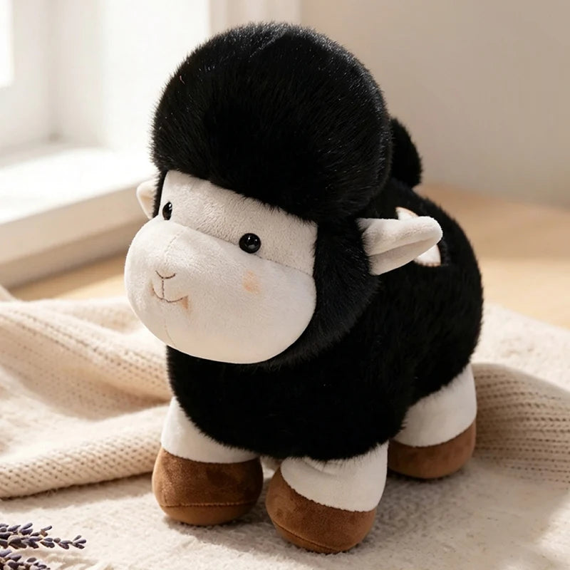 Hot Sale Realistic Sheep Plush Toys Soft Stuffed Standing Sheep Doll Cartoon Plush Toy Sheep Room Decoration