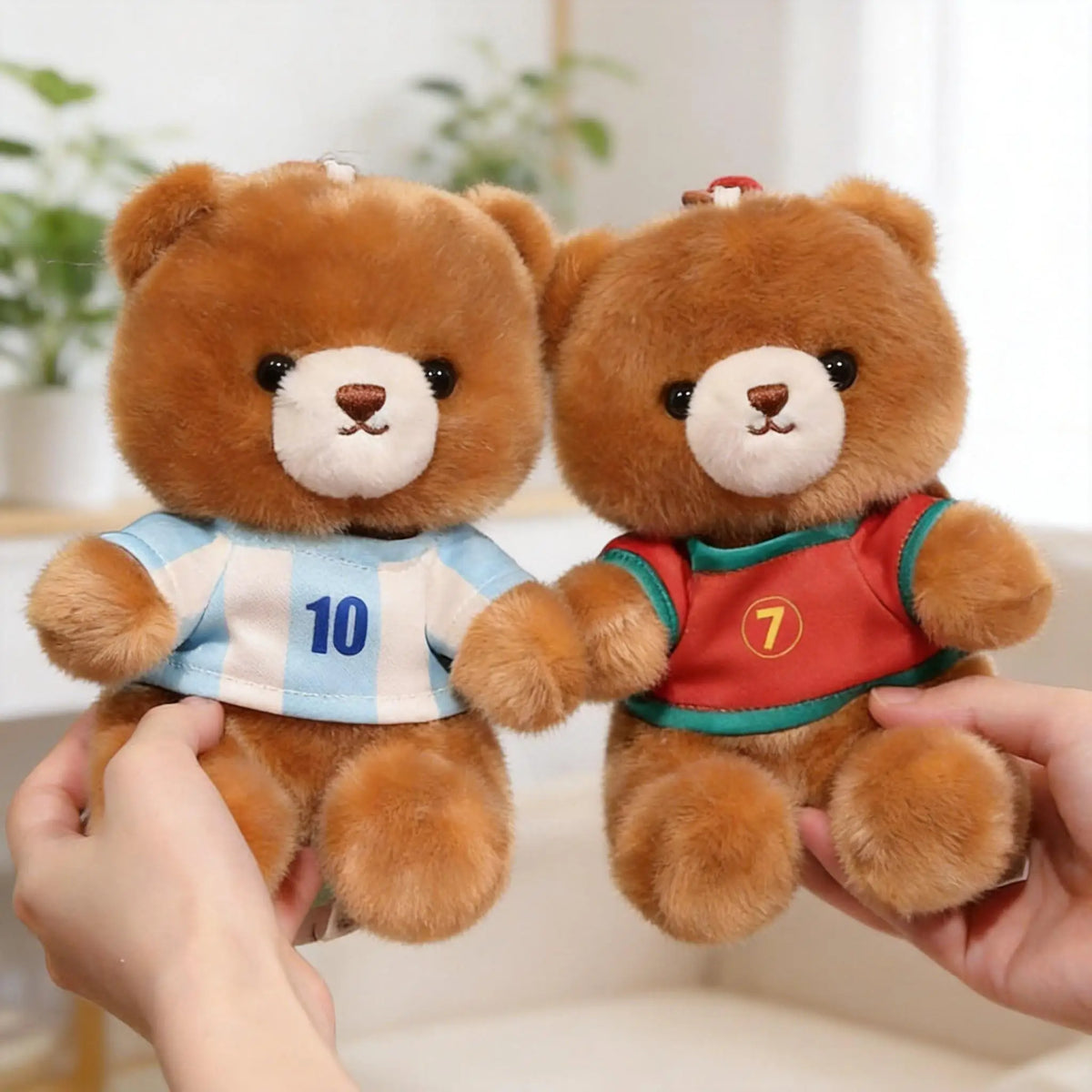 かわいい スポーツユニフォーム 背番号入り クマ ぬいぐるみ マスコット