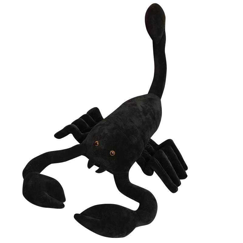 ブラック サソリ ぬいぐるみ リアルな目つき