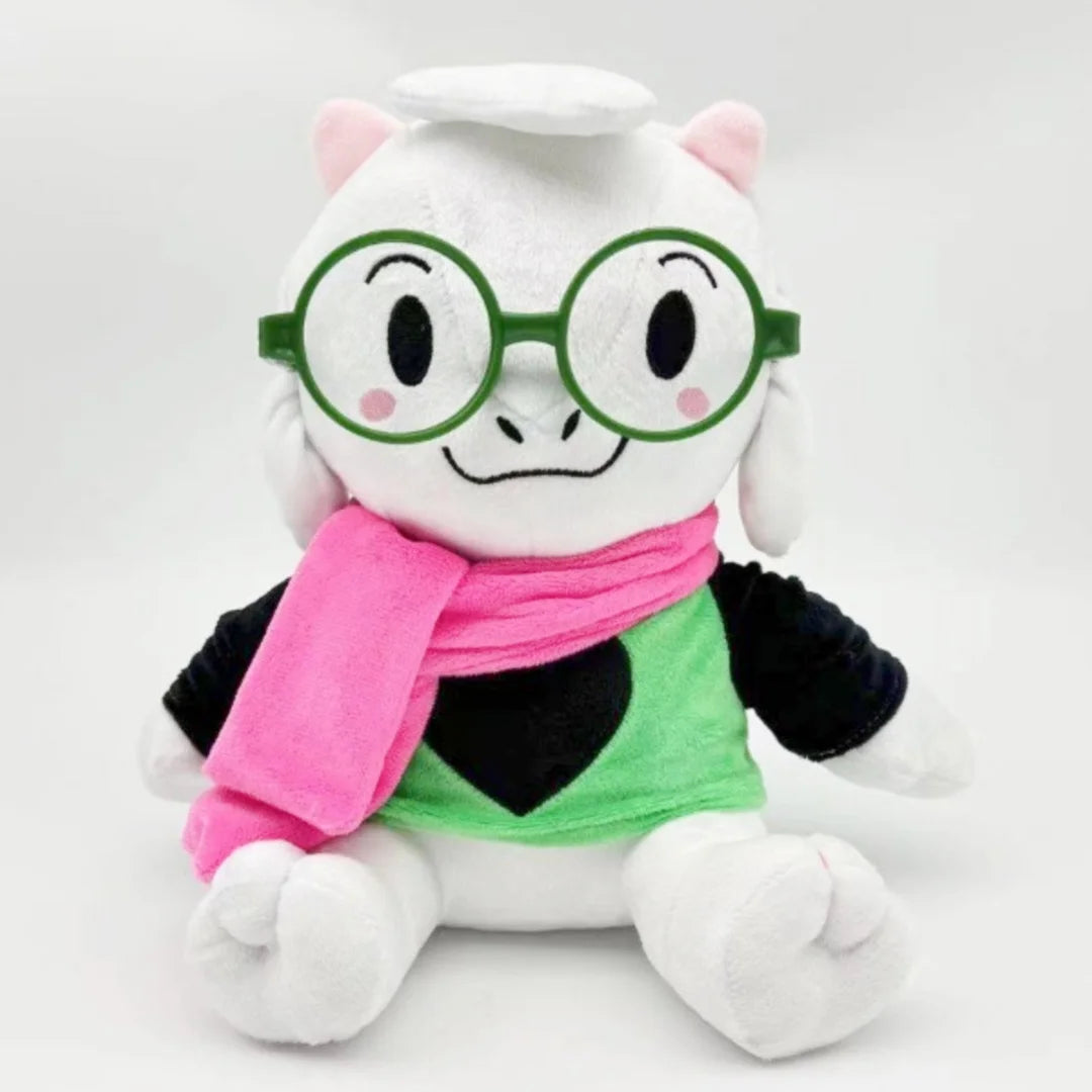 デルタルーン ラルセイ 緑の帽子と眼鏡 ピンクマフラー ぬいぐるみ