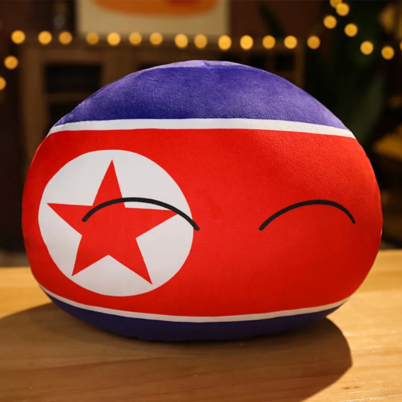 ふわふわ 世界の国旗 国ボール ぬいぐるみ