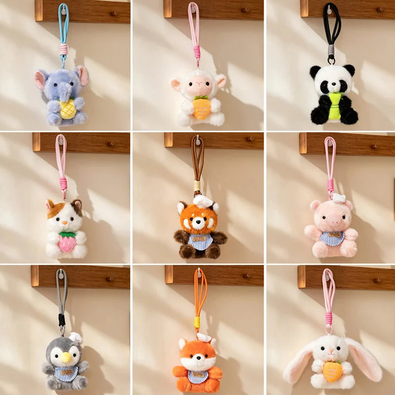 かわいい 動物 ぬいぐるみ キーホルダー バッグチャーム
