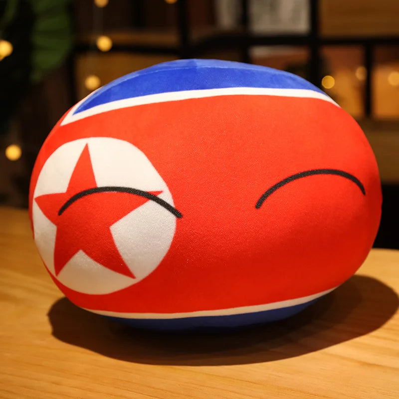 カントリーボール風 国旗 ボール型 ぬいぐるみ
