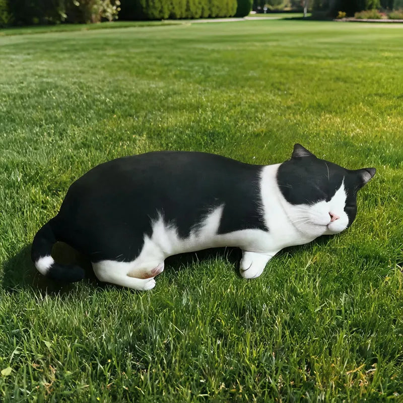 リアルな もちもち 寝そべり キジトラ猫 クッション