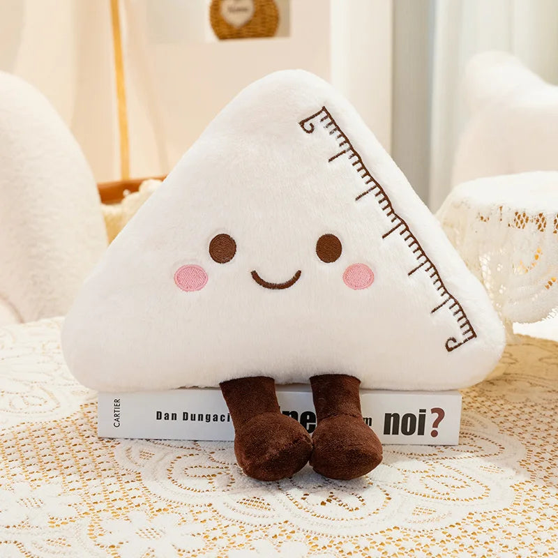 ふわふわ笑顔のパステル文房具ぬいぐるみ