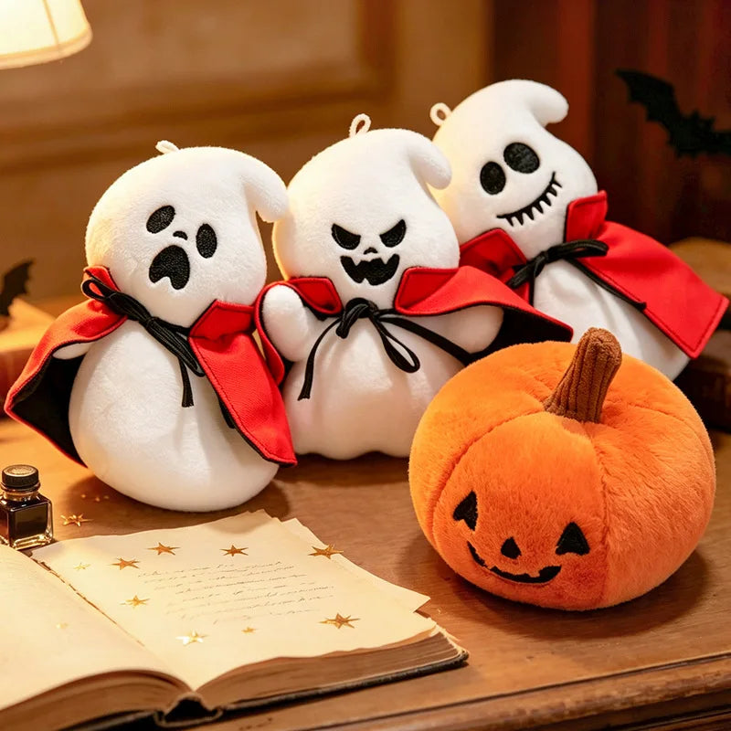  New Halloween Plush Toys Ghost Pumpkin Doll Heavy Toys Cartoon Stuffed Plushie Holiday Gift Children's Doll Halloween Gifts