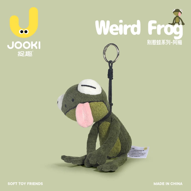 Cute Long Legged Plush Frog Toy Cute Funny Stuffed Doll Pendant Soft Plush Animal Birthday Gift  Cute Plush Keychain