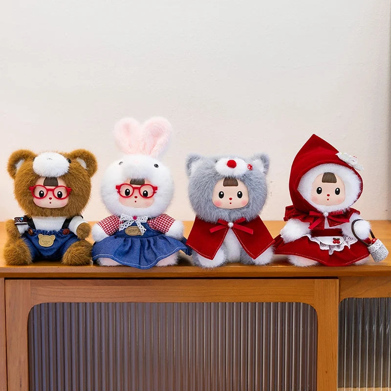 童話 赤ずきん と オオカミ ふわふわ ぬいぐるみ セット