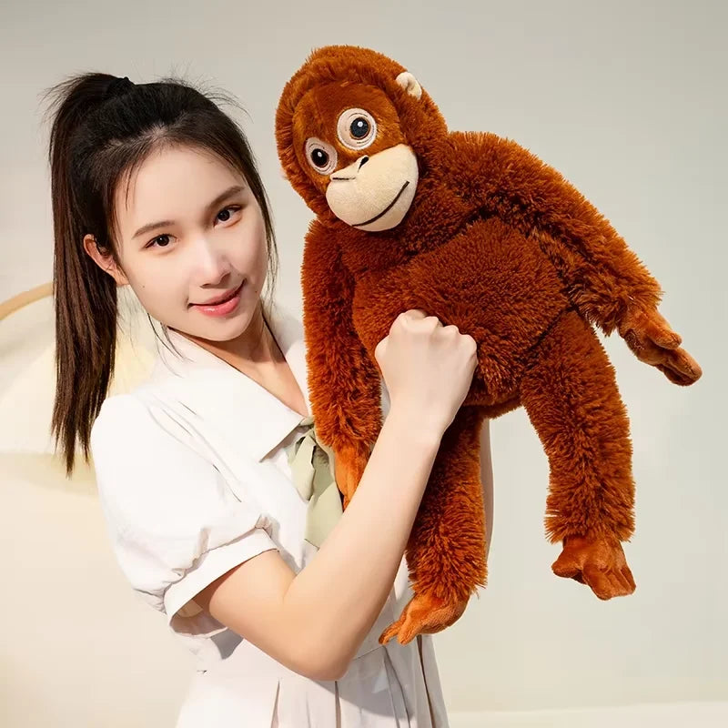 63cm Cartoon Punch Monkey Plush Toys Super Soft Stuffed Animals Toy Chimpanzees Soft Stuffed Dolls Room Decor Kid Birthday Gifts
