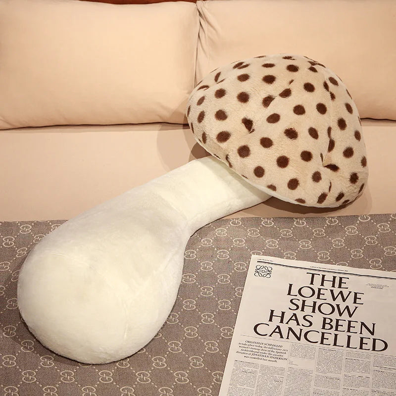 Cuddly Mushroom Plush Toys Big Size Huggable Pillow Stuffed Soft Plant Mushroom Style Sofa Floor Pillow Back Cushion Home Decor