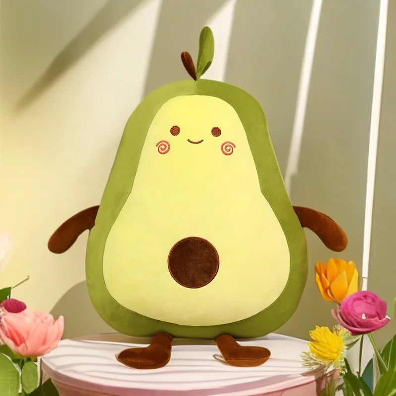 特大 アボカド型 ぬいぐるみ ビーズクッション