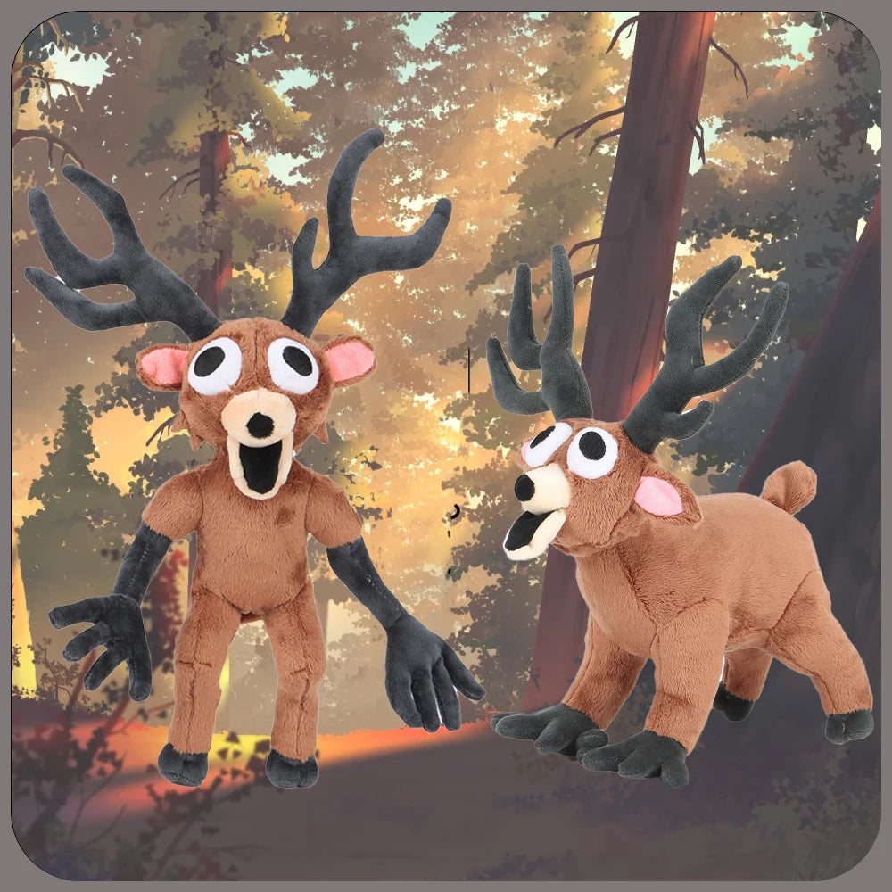 30/38cm 99 Nights In The Forest Deer Plush Toys Movie Stuffed Animals Deer Toy Fans Birthday Gifts Toys for Kids Halloween Gifts