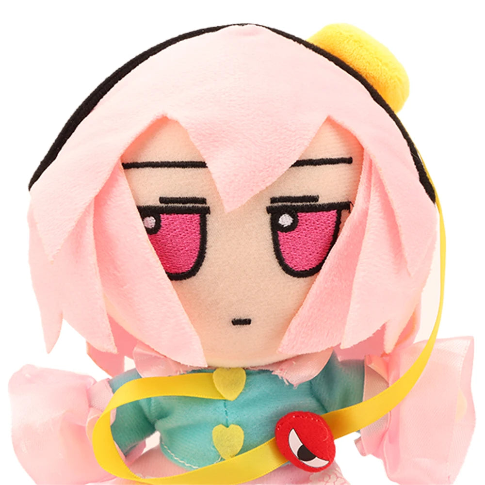 ピンク髪 けだるげな目 アニメ風 ちびキャラ ぬいぐるみ