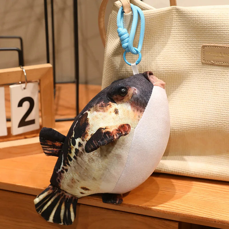 リアルなフグのふわふわぬいぐるみ