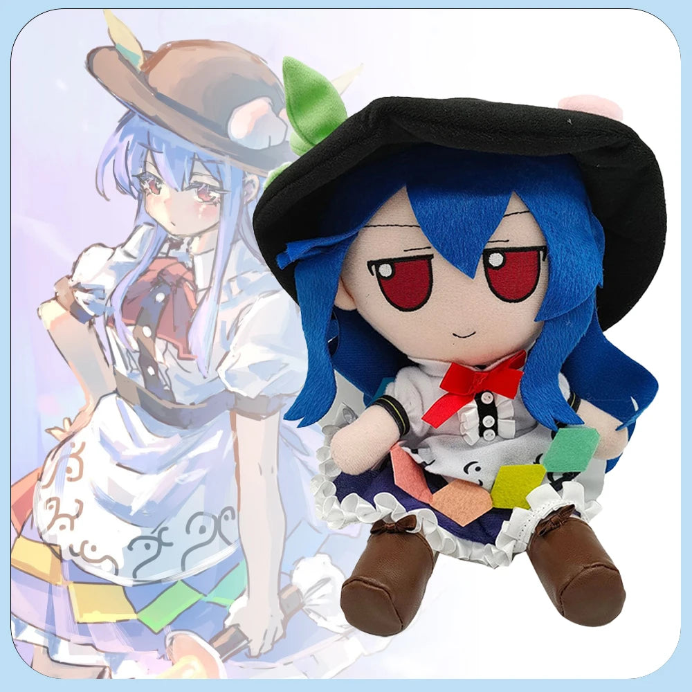 20cm Touhou Project Hata no Kokoro Izayoi Sakuya Hinanawi TenshiUsami Renko Saigyouji Yuyuko Anime Peripheral Plush Toy Fan Gift