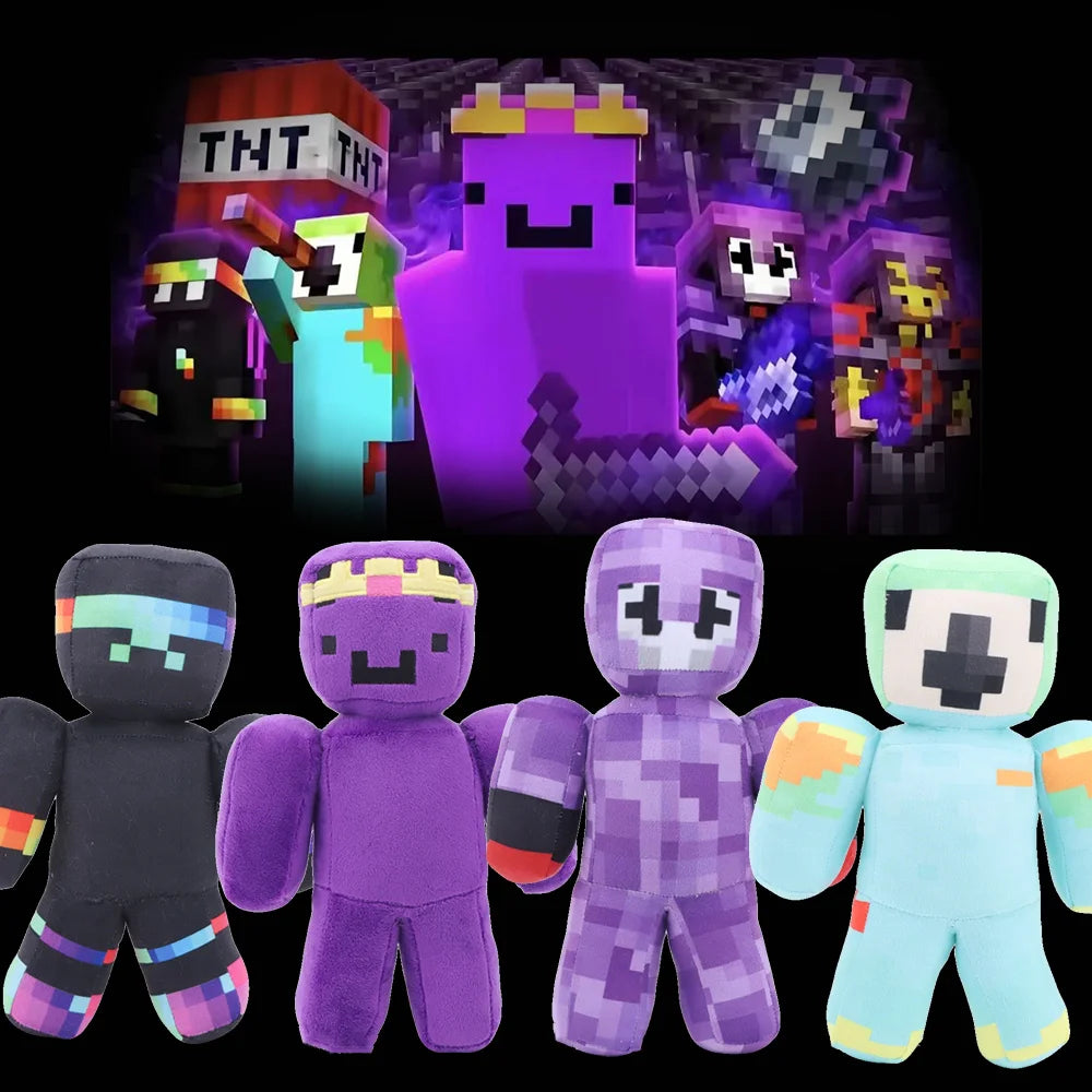 ホラーゲーム風 ブロックキャラクター ぬいぐるみ 4種セット