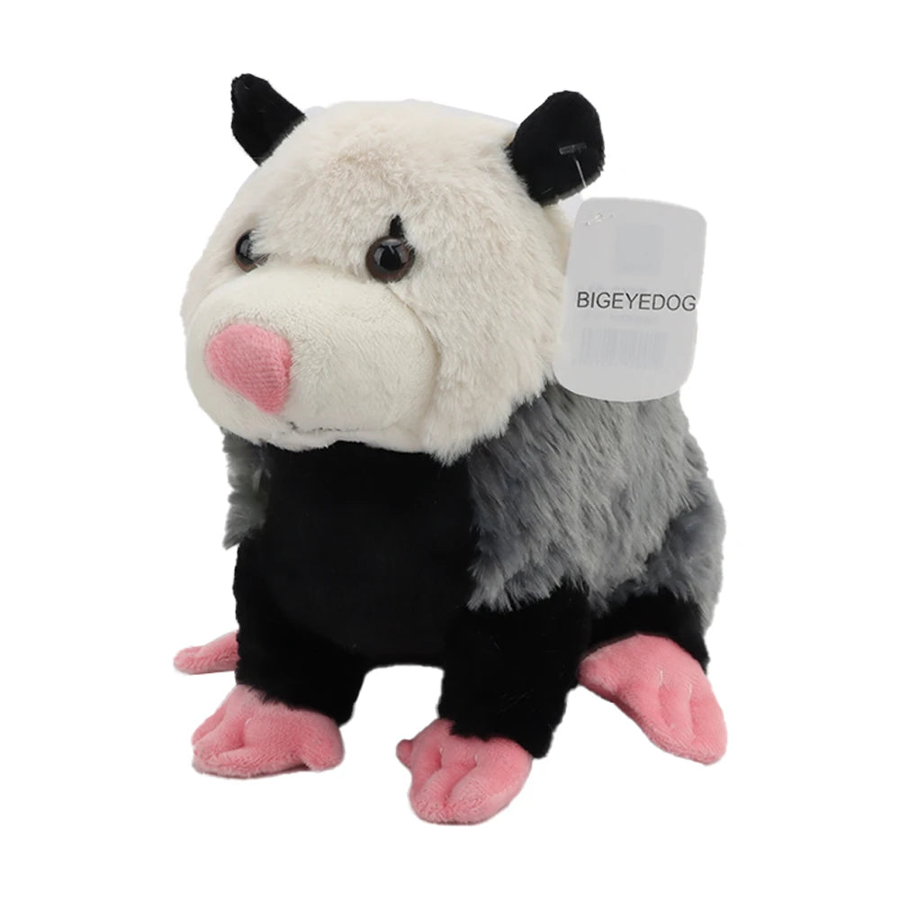 BIGEYEDOG Cute Opossum Plush Toy Mouse Stuffed Animals Doll Simulation Mouse Plushies Toy Kids Birthday Festival Gifts Halloween