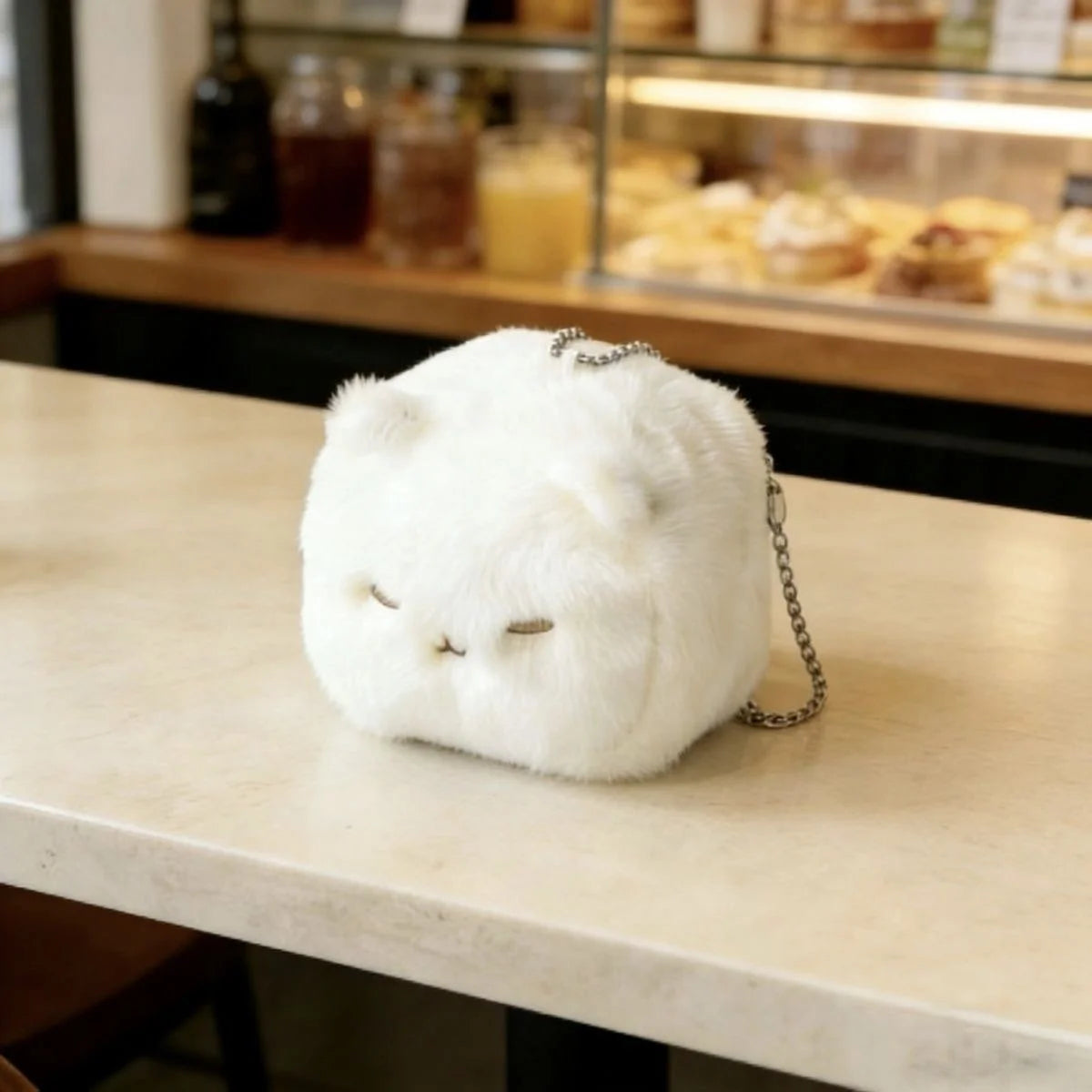 もこもこ猫耳 丸い眠り顔 湯たんぽ