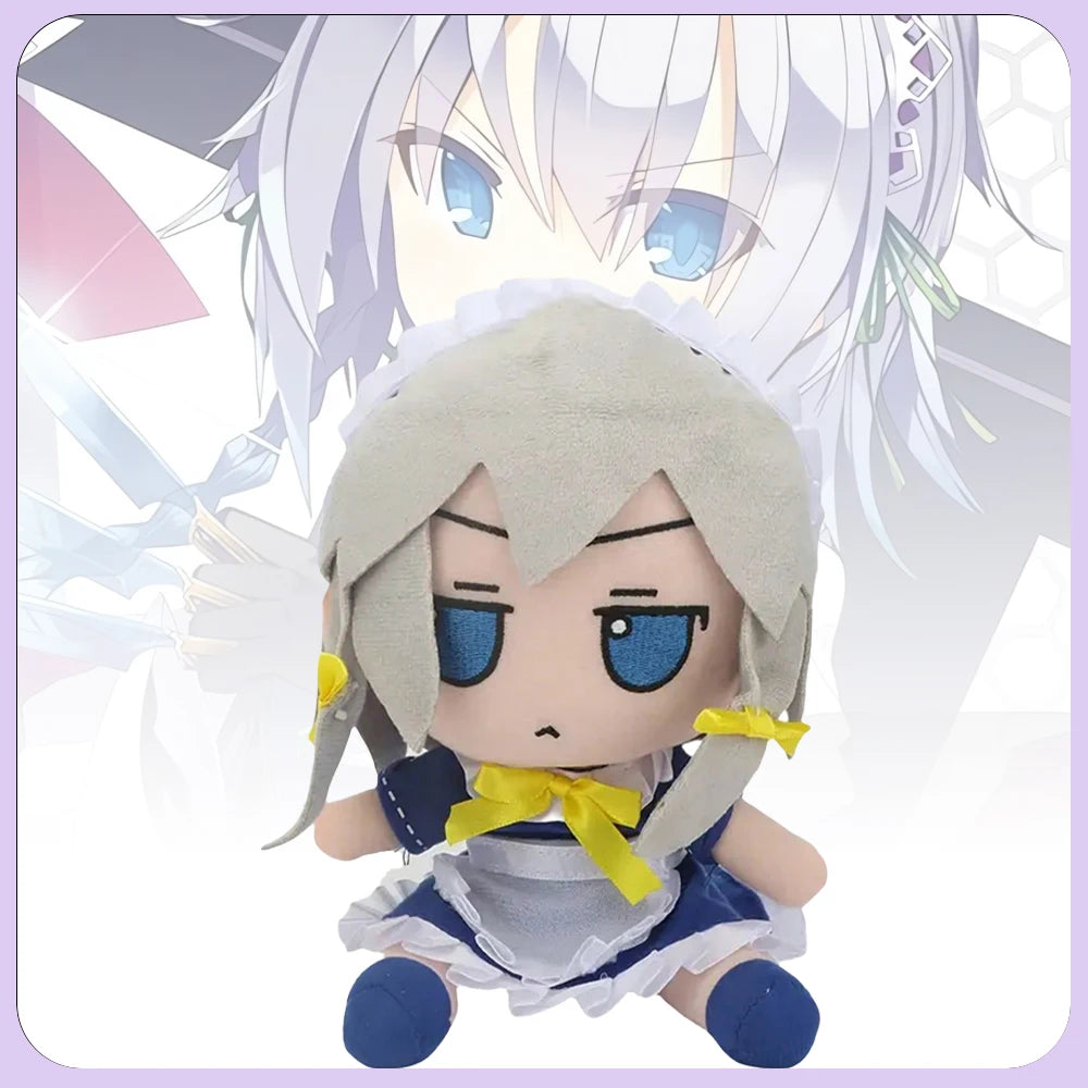 20cm Touhou Project Hata no Kokoro Izayoi Sakuya Hinanawi TenshiUsami Renko Saigyouji Yuyuko Anime Peripheral Plush Toy Fan Gift