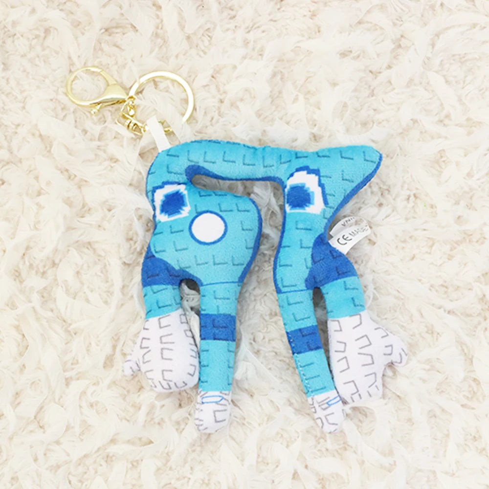 STEAL A BRAINROT Strawberry Elephant Plush Toys Cute No. 67 Keychain Pendant Dolls Game Surrounding Elephant Toys Birthday Gifts