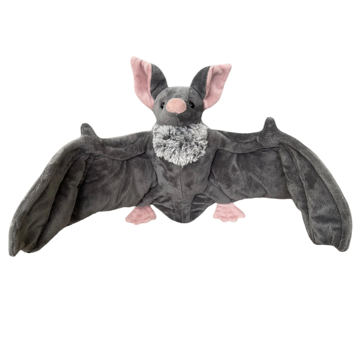 ハロウィン ふわふわ ダークグレー コウモリ ぬいぐるみ
