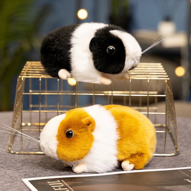ふわふわ バイカラー ミニ モルモット ぬいぐるみ