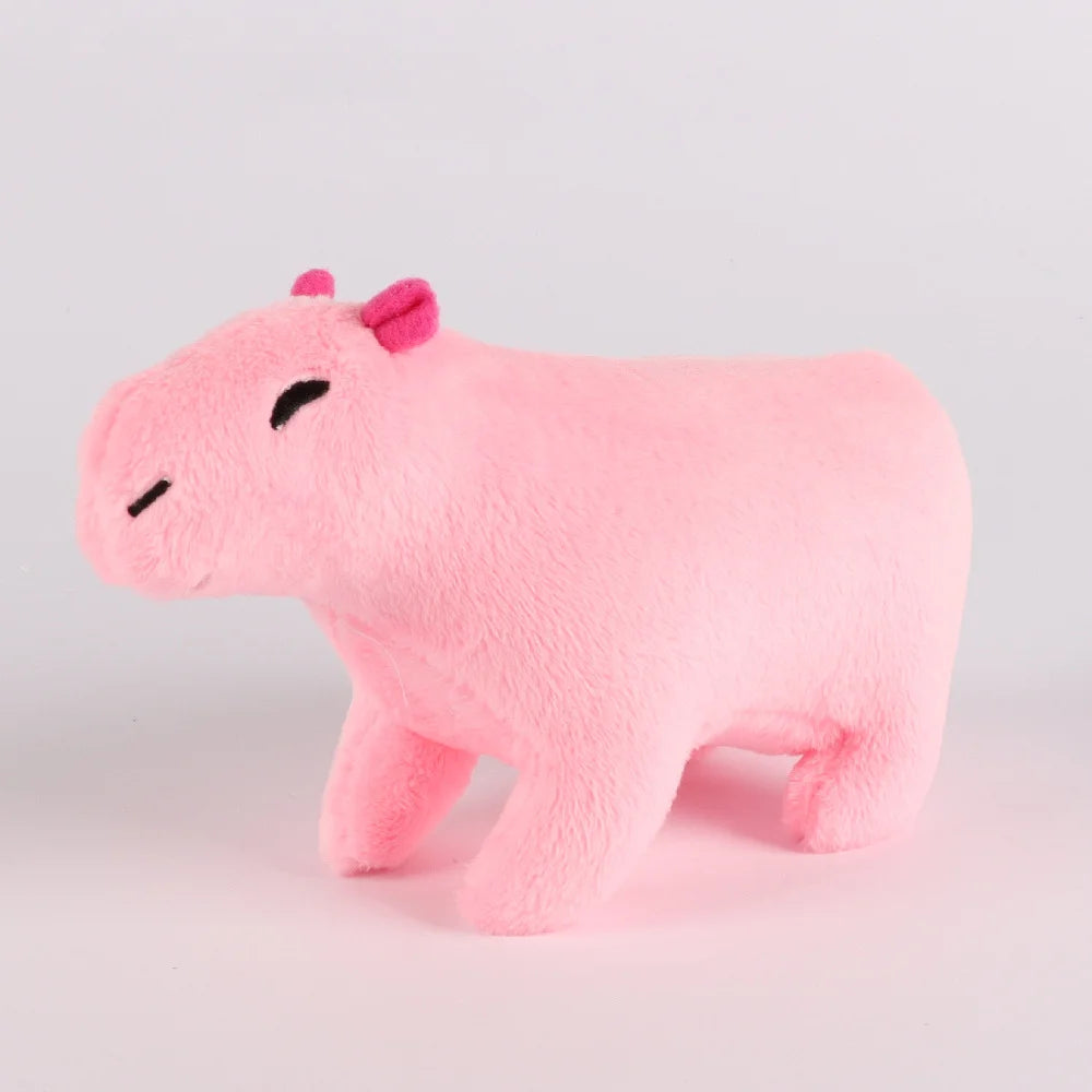 Kawaii Simulation Capybara Plush Toys Mother-child Water Guinea Pig Five-piece Soft Animal Doll For Boys and Girls Birthday Gift