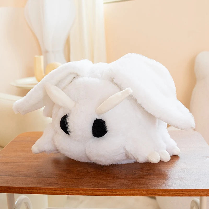 ふわふわ 可愛い 白い カイコガ ぬいぐるみ