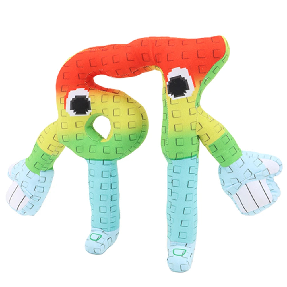24cm STEAL A BRAINROT Rainbow 67 Plush Toy Cute House Doll Game Surrounding Rainbow No. 67 Toy Soft Toys for Kids Birthday Gifts