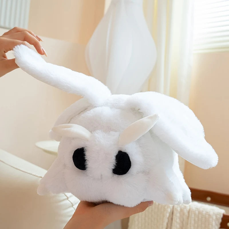 ふわふわ 可愛い 白い カイコガ ぬいぐるみ