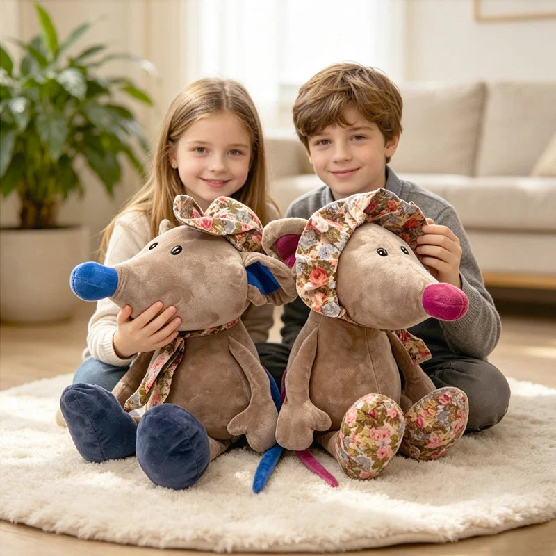 20/35CM Cute Mouse Plush Toys Lovely Dressing Cloth Animal Mouse Dolls Stuffed Soft Kids Birthday Gifts 1PC Christmas Gift