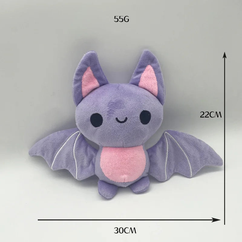 Halloween Plushies Mini Lavender Sleepy Bat Plush Toys Cute Cartoon Skeleton Cat Pillow Soft Ghost Models Halloween Kids Gifts