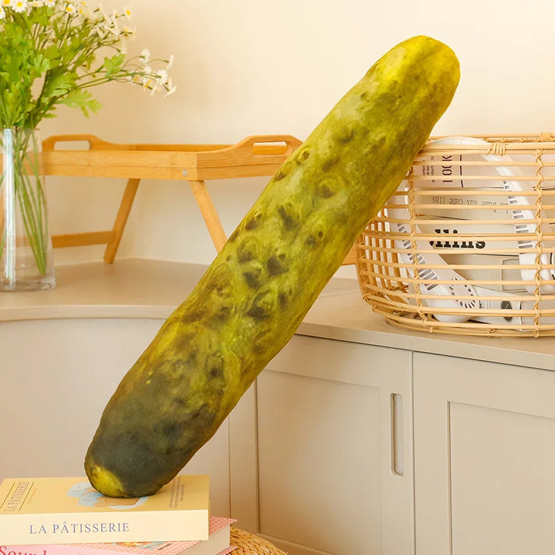 リアル きゅうり 抱き枕 ふわふわ ロング 野菜 ぬいぐるみ