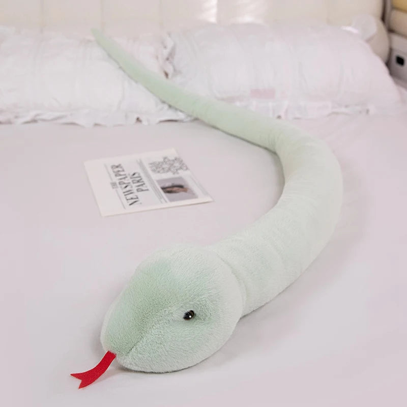ふわふわ 長い ヘビ ぬいぐるみ 抱き枕 カラフル