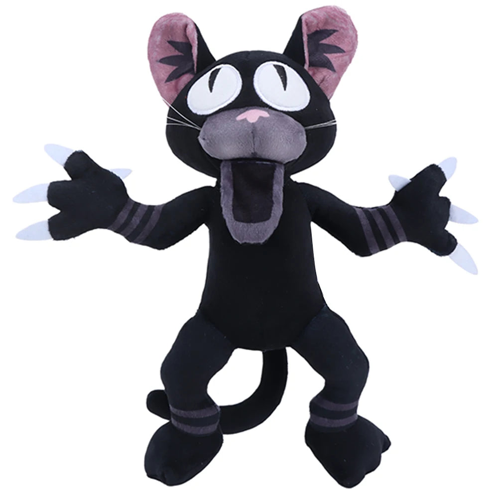 「99 ナイツ・イン・ザ・フォレスト」咆哮する黒猫ぬいぐるみ