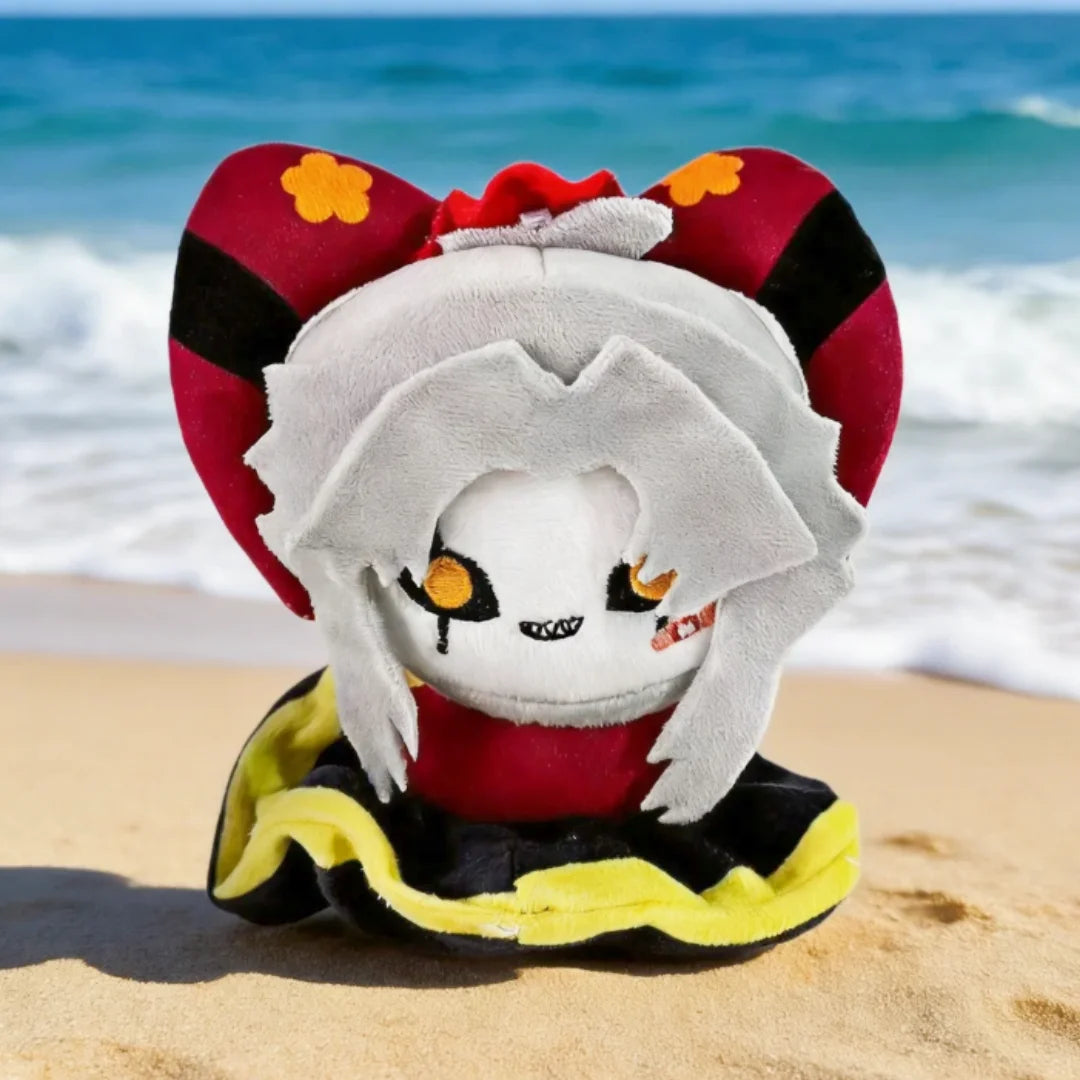 ジョーカー帽の闇かわいいピエロ風ぬいぐるみ