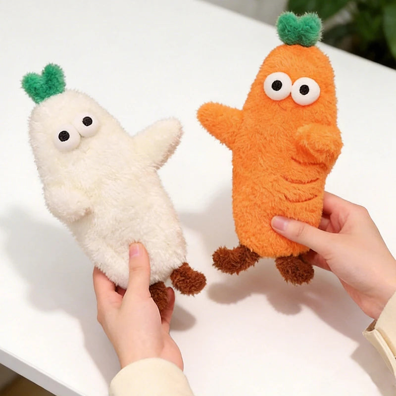 もこもこ 大きな目 カラフル キャラクター ぬいぐるみ