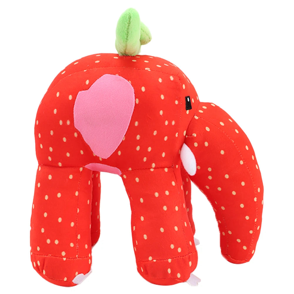 STEAL A BRAINROT Strawberry Elephant Plush Toy Cute House Dolls Game Surrounding Elephant Toys Soft Toys for Kids Birthday Gifts