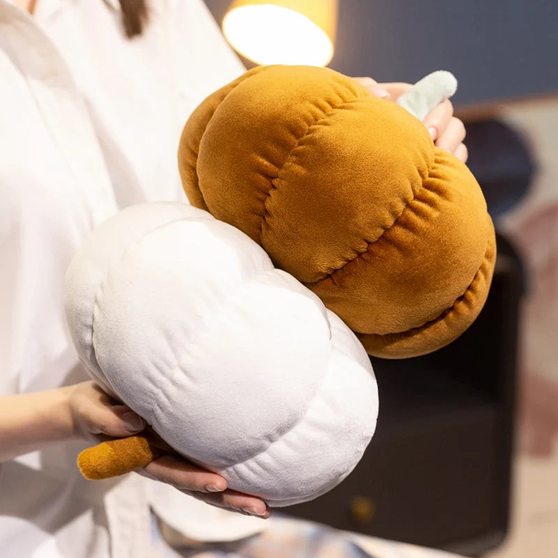 16cm Kawaii Halloween Pumpkin Plush Toy Plushie Soft Plant Stuffed Doll Holidays Props Decorative Throw Pillow Surprise Gifts