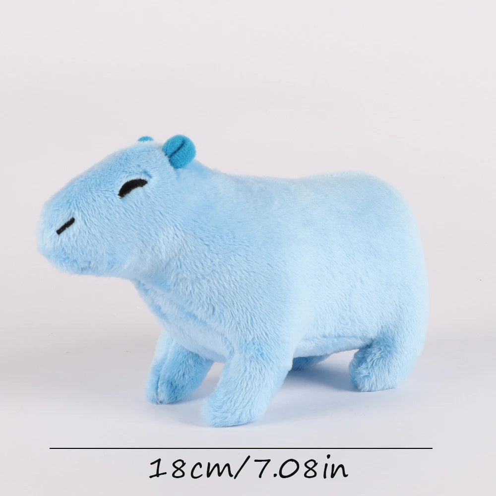Kawaii Simulation Capybara Plush Toys Mother-child Water Guinea Pig Five-piece Soft Animal Doll For Boys and Girls Birthday Gift